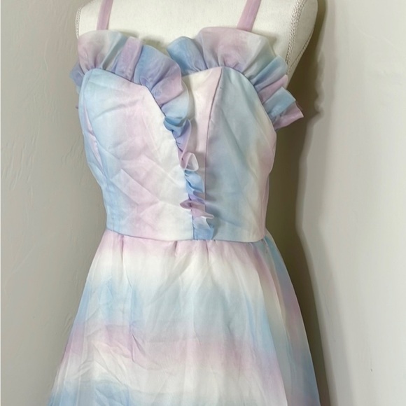 70s Vintage Prom Dress - Picture 2 of 8